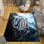 Anime Attack on Titan libisemiskindlad vaibad Suured elutoa vaibad Mugavad vaibad Pehme p&otilde;randamattide vaibad magamistoas 80cm x 120cm