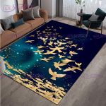 Moodne luksuslik v&auml;rviline sulgede vaipkate elutoa libisemiskindlad vaibad kohvilaua jaoks, esikusse, p&otilde;randamati sisekujundus 120cm x 160cm