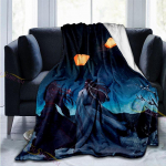 Kuum deemonliku kasvatamise suurmeister Lan Wangji Wei Wuxian armas pl&uuml;&uuml;sist soe tekk suur anime kohandatud tekk 75x90cm