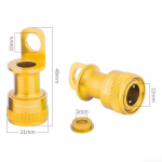 Alumiiniumisulamist pedaali kinnituspedaali adapter kokkuklapitavale autole Lp Litepro must