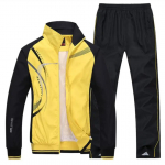 Meeste komplektid Spordir&otilde;ivad Spordidressid Dressikomplektid 2tk Jope + P&uuml;ksid Meeste kevadised s&uuml;gis&uuml;likonnad Suures suuruses L