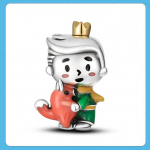 Poiste ja t&uuml;drukute v&otilde;lud emailiga Prints Moon Girl Charm helmed sobivad Moe stiilis K&auml;ev&otilde;ru DIY 925 h&otilde;be ehe kingitus