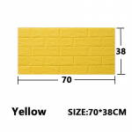 1/5/10 tk 70*38cm tapeet Isekleepuv vee- ja niiskuskindel 3D kolmem&otilde;&otilde;tmeline magamistoa tausta seina renoveerimine vaht tellis 10pcs 70*38cm