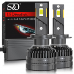 2tk 160W 80000LM H7 LED H4 H11 9005 HB3 9006 HB4 H1 9012 Hir2 CSP LED Canbus auto esitule pirn Auto topelt vasktoru esilatern udutuli 6000K H1