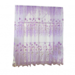 Peen t&ouml;&ouml;tlusega aknat&ouml;&ouml;tlus Kulumiskindel pol&uuml;ester lillemustriline varras tasku l&auml;bipaistev kardinapaneel kodu jaoks roosa