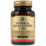 Solgar &ndash; looduslik astaksantiin, 5 mg, 60 pehmet geeli