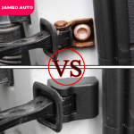 4 tk/komplekti ABS autoukse korgi kate Volkswagen VW Golf 7 MK7 7.5 MK7.5 2013 - 2020 ukseluku kate jaoks