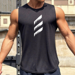 Quick Dry Kulturismi Tankid Meeste Suvine Varrukateta S&auml;rk Meeste J&otilde;usaali Fitness Singlet Stringer Treeningriietus XL