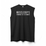 Muscleguys meeste jalgpall, jooksutreening, higi neelav T-s&auml;rk Fitness kiiresti kuivav lahtine jaheda tunnetuse vest M must