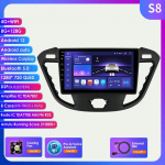 Hizpo 2din Android Autoradio jaoks Transit Tourneo Custom 2013-2021 autoraadio multimeedia videopleier GPS Navi peaseade Carplay DAB Auto 4G RDS FM SWC S8 8Core 8G 128G AI