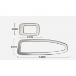 4 pcs Car Door Armrest panel decoration Interior Window Glass Lift Buttons trim frame for BMW 1/3/4 series 116i 118i f20 f30 1 series