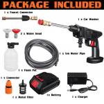 600W 24V juhtmevaba autopesuri puhasti kaasaskantav k&auml;eshoitav autopesuri veep&uuml;stol k&otilde;rgsurvepesuri vahugeneraator Makita aku jaoks 1 x Battery