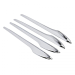 Lexus UX UX200 UX250 2018-2022 kroomitud k&uuml;ljeukse k&auml;epideme katte raami katte katte trimmi auto lisatarvikud v&auml;lisilme muutmine Chrome Color