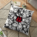 Demon Slayer padjap&uuml;&uuml;r Kimetsu No Yaiba Decor Cartoon padjap&uuml;&uuml;r Kamado Tanjirou pol&uuml;estrist padjap&uuml;&uuml;r kodu diivanile 45cm 38