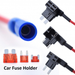 3X 12V auto teraga kaitsmehoidja Lisa vooluringi TAP-adapter Micro Mini Standard ATM APM automaatkaitsmed 10 AMP auto veoauto kaubiku maasturi kaitsme juhe