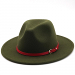 Uus naiste meeste villane valge must Fedora m&uuml;ts laia &auml;&auml;rega dž&auml;ssm&uuml;ts punklindiga Gentleman Elegantne Lady Churchi vaimustav m&uuml;ts 56-58CM