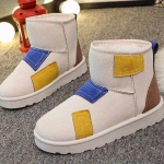 Naiste talvesaapad, veekindlad soojad poolsaapad naistele, karusnahaga voodriga Mugavad libisemisvastased saapad v&auml;listingimustes 36