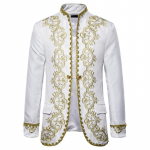 CHEST Fashion Party Party Gold Glitter Meeste Euroopa kullast inkrusteeritud kinkekleit Opera Stage hingav &uuml;likond S valge