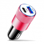 Pd Usb autolaadija 66w &uuml;likiire laadimise autolaadija adapter iPhone 13 14pro Xiaomi Samsung Quick Charge 3.0 USB C laadija jaoks valge