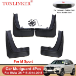 TONLINKER auto poritiivad BMW X5 M Sport F15 2014 2015-2017 2018 porilauad Pritsmekaitsed eesmised tagumised poritiibad 4 Pcs Black A black