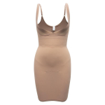 Full Slips Kleit &Otilde;mblusteta vormiv aluskleit Keha kujundaja Tummy Control Shapewear Salendav alusseelik M ihukarva