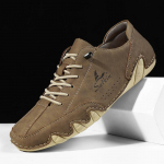 Meeste l&otilde;hustatud nahast vabaajajalatsid Meeste jalan&otilde;ud Mugavad s&otilde;idujalatsid Mokassiinid Meeste jalan&otilde;ud 41 khaki