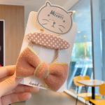 5V&auml;rvilised vibu elastsed juuksepaelad T&auml;ppruuduline lillemustriga juukseklambrid Mood Vintage peakatted T&uuml;drukutele Lastele Juuste Aksessuaarid Kohv oranž