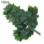 12 tk kunstlik taim Banyan vahtrapuu lehed kodupeo aia DIY kaunistus Banyan Leaves