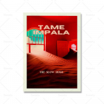 Tame Impala ps&uuml;hhedeelne plakat Vintage muusika albumi kaanepildid Kingitus kaasaegne kodukaunistus Seinapildid elutoaklubi jaoks 60x80cm No Frame