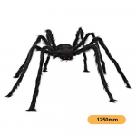 Festivali &auml;mblikukaunistused Realistlikud karvased &auml;mblikuv&otilde;rgud hirmutavad dekoratiivsed rekvisiidid siseruumides, 125cm Spider must