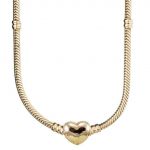 Originaalne poetic Blooms Love Heart Ball barrel klambriga Snake kett 925 Sterling h&otilde;be kaelakee jaoks mood helmed v&otilde;lu DIY ehted 40cm