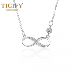 Uus moodne armastusripats Micro Zircon 8 t&auml;hem&auml;rgiga ripats valge