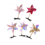 5 tk Naljakas tuuleveski juukseklamber, p&ouml;&ouml;ratav kerge libisemisvastane soeng, kaunistus naistele t&uuml;drukutele, lastele, juuksen&otilde;elaga, armsad juuste aksessuaarid