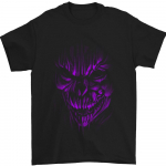 Demon Skull Devil Satan Grim Reaper gooti unisex T-s&auml;rk S
