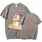 Vintage Rock Band Radiohead T-s&auml;rk Unisex puuvillased T-s&auml;rgid Hip Hop The Bends Music Album Oversize Harajuku Top Print T-s&auml;rk M