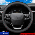 D-kujuline auto roolikatte kate Chery Tiggo 5X 7 9 3X 7 8 Plus Pro Arrizo 5 8 GT GX Autole Libisemisvastased Tarvikud 2023 2024 Style A-O-Red Blue
