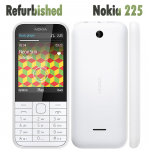 Renoveeritud Nokia Originaal Nokia 225 Mobiiltelefon Kahe SIM-kaardiga No charger roheline