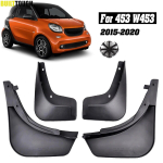 Mudflaps For Smart fortwo 453 W453 A453 C453 2015- Mud Flaps Splash Guards Mudguards Flap Front Rear black