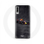&Uuml;mbris Samsung Galaxy A70 Formula 1 Max Verstappen F1 must punane ja kollane