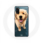 Samsung Galaxy A41 kuldse retriiveri kutsikakohver