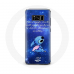 &Uuml;mbris Samsung Galaxy S8 Stitch Ohana Quote jaoks