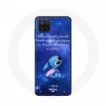 &Uuml;mbris Samsung Galaxy A42 5G Stitch Ohana Quote jaoks