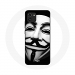 Coque pour Samsung Galaxy A03 Nous Sommes L&eacute;gion Masque Anonyme