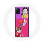 Coque pour Oppo A53 BTS BT21 Cooky Et Tata Bangtan V Et Jungkook Fanart