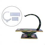 Ehted N&auml;idik Rack Model K&otilde;rvar&otilde;nga Stand Kunst K&auml;sit&ouml;&ouml; Kandik Epoxy Resin Casting jaoks