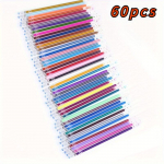 60 v&auml;rvi / komplekt Flash Graffiti geelpliiats Esilet&otilde;stetud t&auml;itev&auml;rv T&auml;ielik s&auml;rav t&auml;itmine Maalimine Pliiats t&auml;itmine Joonistus V&auml;rv Pliiatsid Varras 60pcs mitmev&auml;rviline