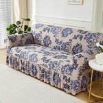 Elutoa elastne diivani kate Prinditud diivani kate L-kujuline diivani m&ouml;&ouml;bli kaitsekate Magamistoa kodukaunistusega diivanikate Large(190-230cm)1PC