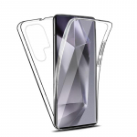 360 l&auml;bipaistev topelt t&auml;iskaanega &uuml;mbris Samsung Galaxy A55 A35 A25 A15 A05S A54 A34 A24 A14 A04S S23 S24 Ultra Plus FE pehmest silikoonist eesmised taga&uuml;mbrised For Samsung S24 Ultra puhas