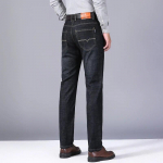 Meeste suured teksad Business Casual Stretch Straight p&uuml;ksid Kvaliteetsed teksad p&uuml;ksid Mehed 40