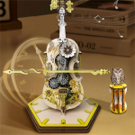 3D puidust pusle maagiline t&scaron;ello mehaaniline muusikakast, liigutatav vars, naljakas loominguline m&auml;nguasi lapsele t&uuml;drukule ehitusplokkide komplekt t&auml;iskasvanutele Type A parkkoor